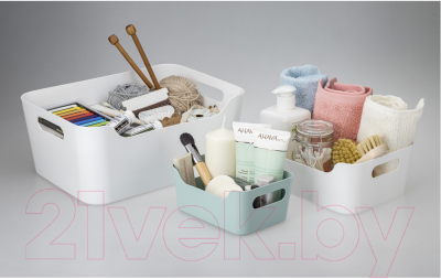 Корзина Econova Scandi / 433222716 (белый)