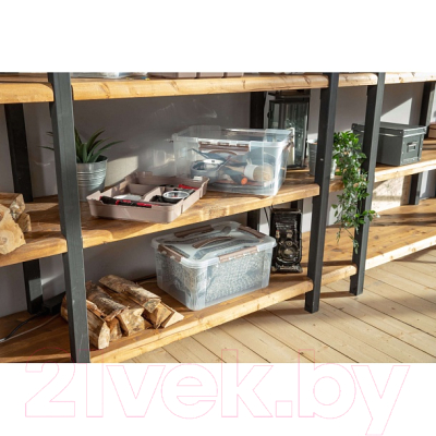 Ящик для хранения Econova Grand Box / 433200414 (15.3л, коричневый)