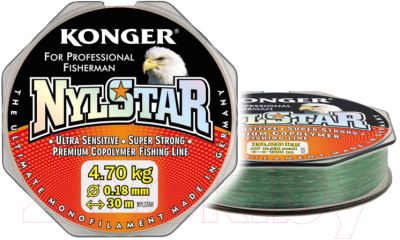Леска монофильная Konger Nylstar 0.28мм 100м / 215100028