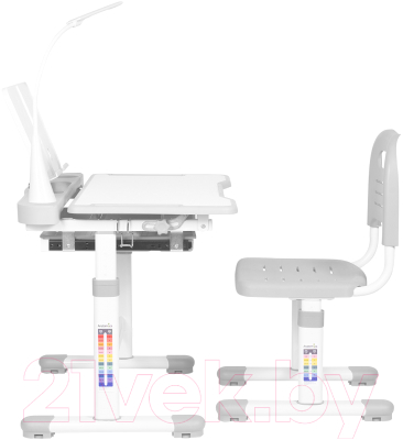 Парта+стул Anatomica Vitera с ящиком, подставкой и светильником