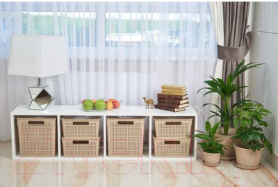 Корзина Violet Лофт с крышкой / 6911120