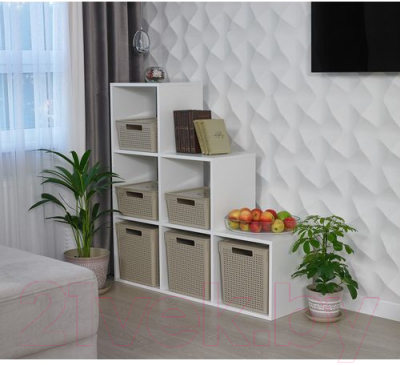 Корзина Violet Лофт с крышкой / 6923120