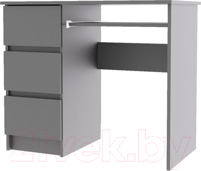 Компьютерный стол ДСВ Мори левый МС-6 (графит) - фото