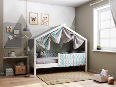 Стилизованная кровать детская Мебельград Ассоль 70x160