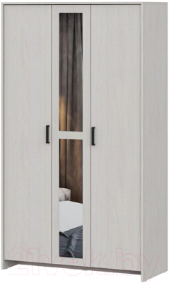 Шкаф NN мебель МСП 1 3ств (ясень анкор светлый) - фото