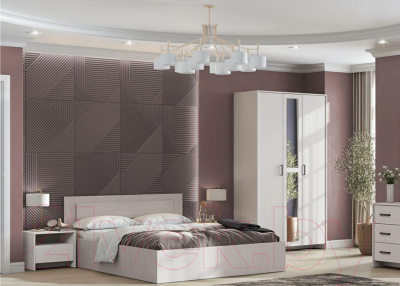 Шкаф NN мебель МСП 1 3ств (ясень анкор светлый)