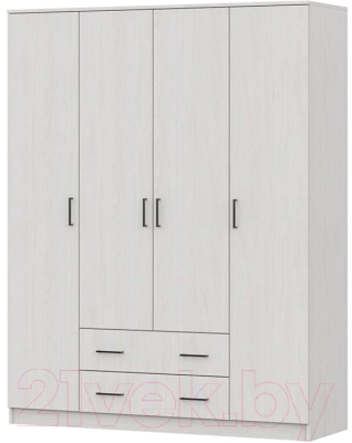 Шкаф NN мебель ШК 1 (ясень анкор светлый) - фото