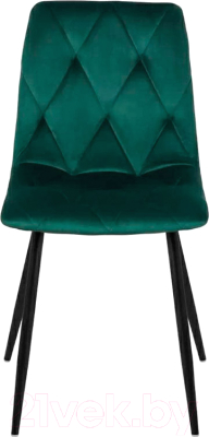 Стул СоюзРегионПоставка Регги СРП-066 (муар черный/велюр Velluto 10 темно-зеленый)
