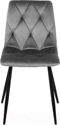Стул СоюзРегионПоставка Регги СРП-066 (муар черный/велюр Velluto 18 серый)