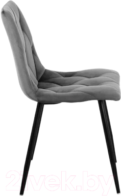 Стул СоюзРегионПоставка Регги СРП-066 (муар черный/велюр Velluto 18 серый)