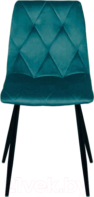 Стул СоюзРегионПоставка Регги СРП-066 (муар черный/велюр Velluto 36 бирюзовый)