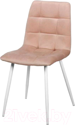 Стул СоюзРегионПоставка Чили СРП-052 (9003 белый матовый/велюр Maserati 06 кофе с молоком) - фото