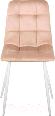 Стул СоюзРегионПоставка Чили СРП-052 (9003 белый матовый/велюр Maserati 06 кофе с молоком)