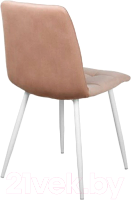 Стул СоюзРегионПоставка Чили СРП-052 (9003 белый матовый/велюр Maserati 06 кофе с молоком)