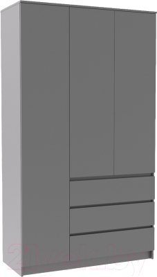 Шкаф ДСВ Мори МШ 1200.1 (графит) - фото