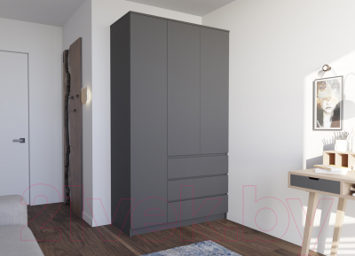 Шкаф ДСВ Мори МШ 1200.1 (графит)