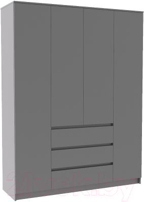 Шкаф ДСВ Мори МШ 1600.1 (графит) - фото