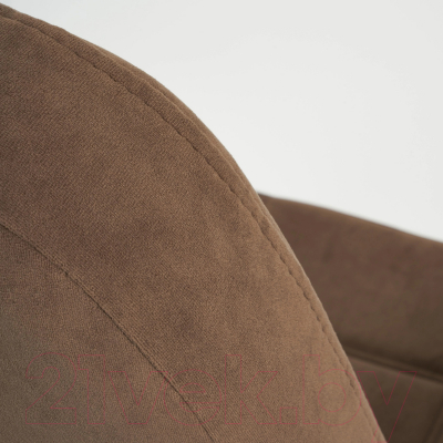 Кресло офисное Tetchair СН-747 флок (коричневый)