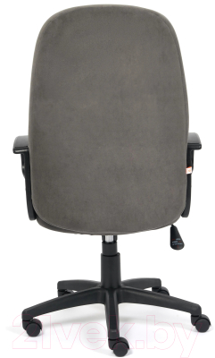 Кресло офисное Tetchair СН-747 флок (серый)