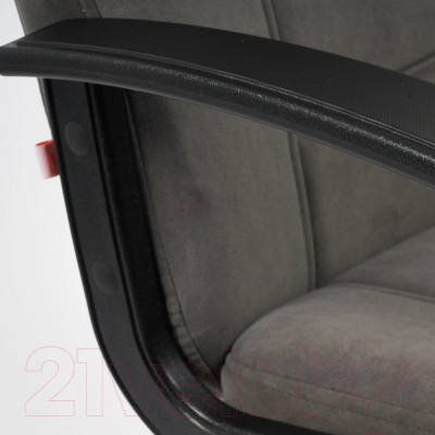 Кресло офисное Tetchair СН-747 флок (серый)