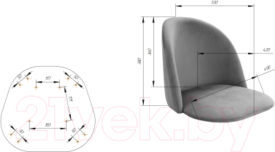 Стул Sheffilton SHT-ST35/S95-1