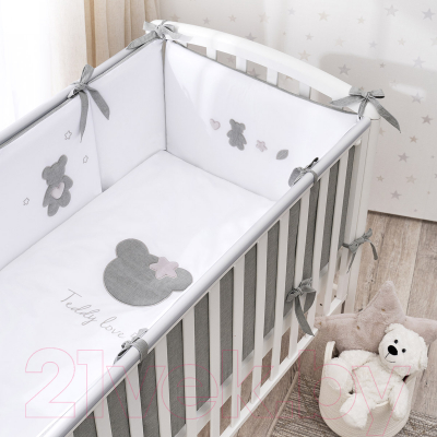 Комплект постельный для малышей Perina Teddy Love / ТЛ6-01.13