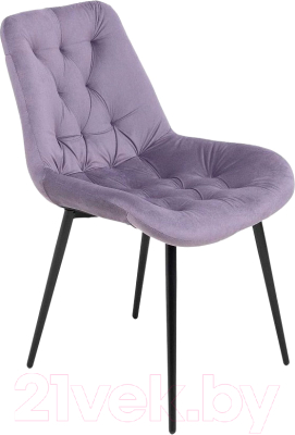 Стул Алвест AV 435 (сливовый бархат/черный) - фото