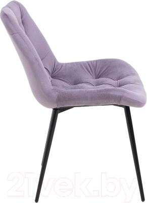 Стул Алвест AV 435 (сливовый бархат/черный)