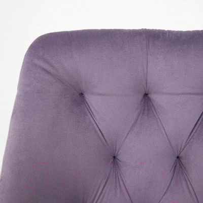 Стул Алвест AV 435 (сливовый бархат/черный)