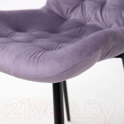 Стул Алвест AV 435 (сливовый бархат/черный)