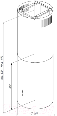 Вытяжка коробчатая Akpo Isla Balmera WK-10