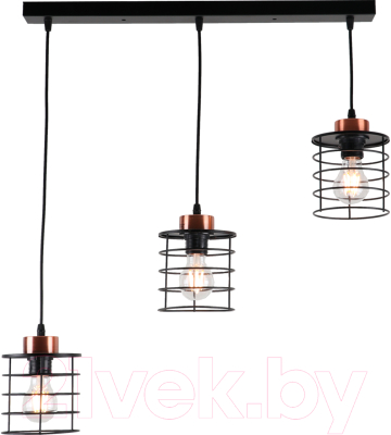 Потолочный светильник Imex MD.8835-3-P BK+АВ - фото