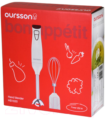 Блендер погружной Oursson HB1020/IV