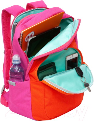 Рюкзак Grizzly RD-241-2 (фуксия/оранжевый)