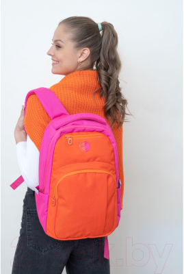 Рюкзак Grizzly RD-241-2 (фуксия/оранжевый)