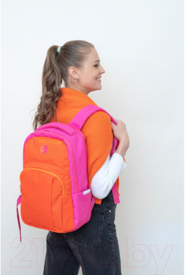Рюкзак Grizzly RD-241-2 (фуксия/оранжевый)