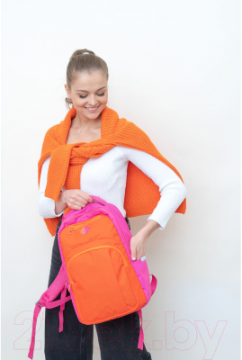 Рюкзак Grizzly RD-241-2 (фуксия/оранжевый)
