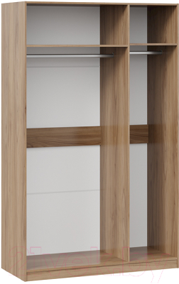 Шкаф ТриЯ Глосс с 3 зеркальными дверями СМ-319.07.433 (яблоня беллуно)