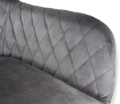 Стул барный Sheffilton SHT-ST38/S94-1 (угольно-серый/прозрачный лак/черный муар)