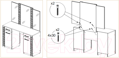 Туалетный столик SV-мебель Гамма 20 серия №4