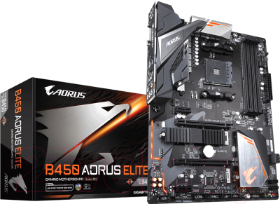 Материнская плата Gigabyte B450 Aorus Elite