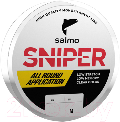 Леска монофильная Salmo Sniper Clear 100/027 / 4012-027 - фото