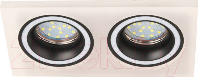 Точечный светильник ЭРА DK92 WH/BK / Б0054363 - фото
