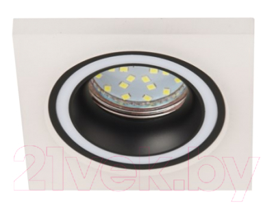 Точечный светильник ЭРА DK91 WH/BK / Б0054361 - фото
