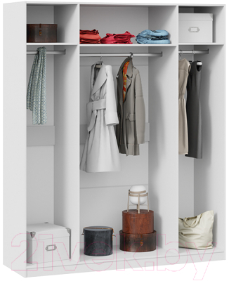 Шкаф ТриЯ Глосс с 4 зеркальными дверями СМ-319.07.443