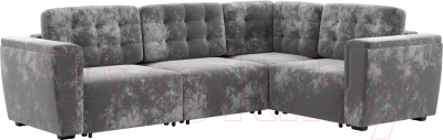 Диван угловой Мебельград Милан-3 Стандарт (тиффани серый) - фото