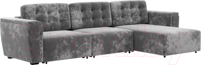 Диван угловой Мебельград Милан-4 Стандарт (тиффани серый) - фото