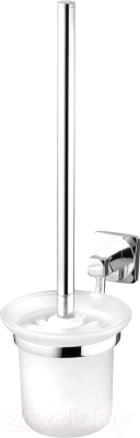 Ершик для унитаза Bisk WC 04855 (хром) - фото