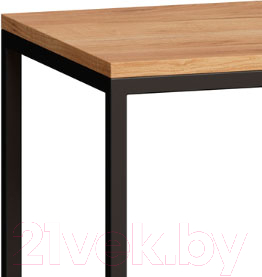 Письменный стол Loftyhome Мальборк Практик-П / 1627825 (дуб золотой)