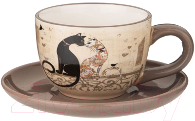 Чашка с блюдцем Agness 358-1747 - фото